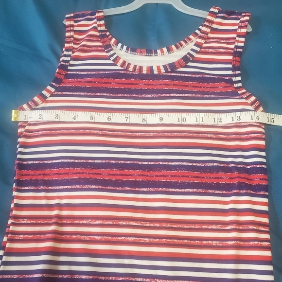 Colorful sleevless stripped summer midi dress‎ - Picture 5 of 6